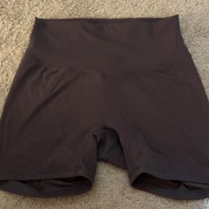Dark grey gym shorts